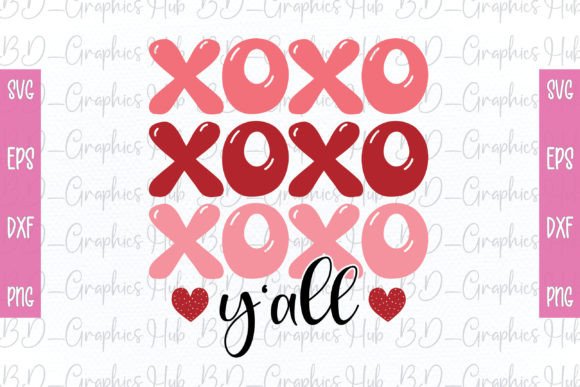 Download Xoxo Y'all Retro SVG - Premium Resources