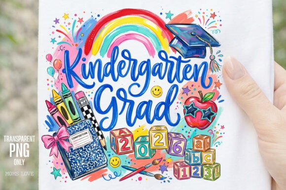 Download Kindergarten Grad 2026 PNG - Grad Collection