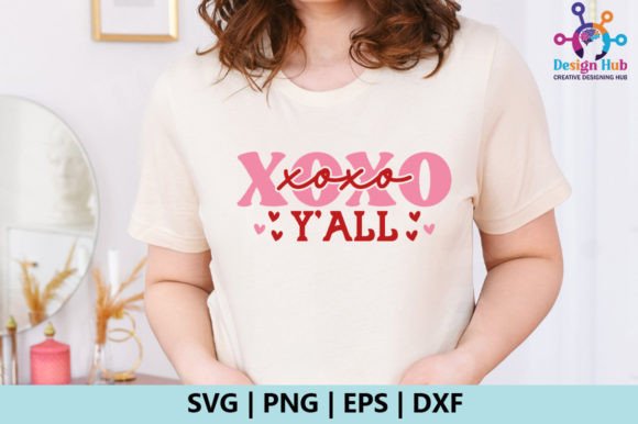 Download Xoxo Y’all Retro SVG - Premium Resources