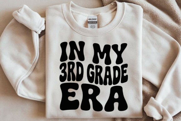 Download In My 3rd Grade Era SVG PNG, Retro Wavy - Grad Collection